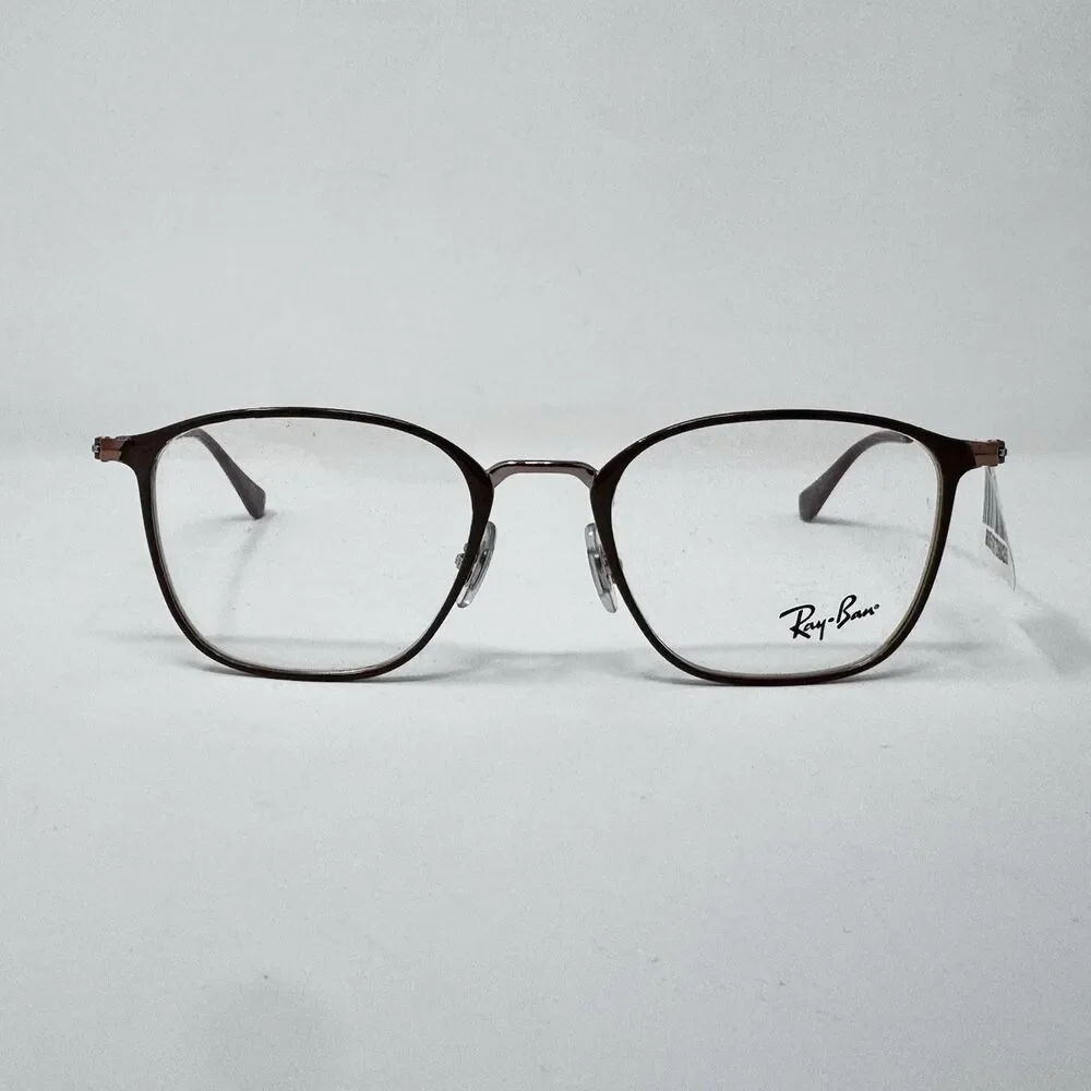 Ray-Ban RX6466 2973 Beige on Copper Eyeglass Frames 49-19-140 New